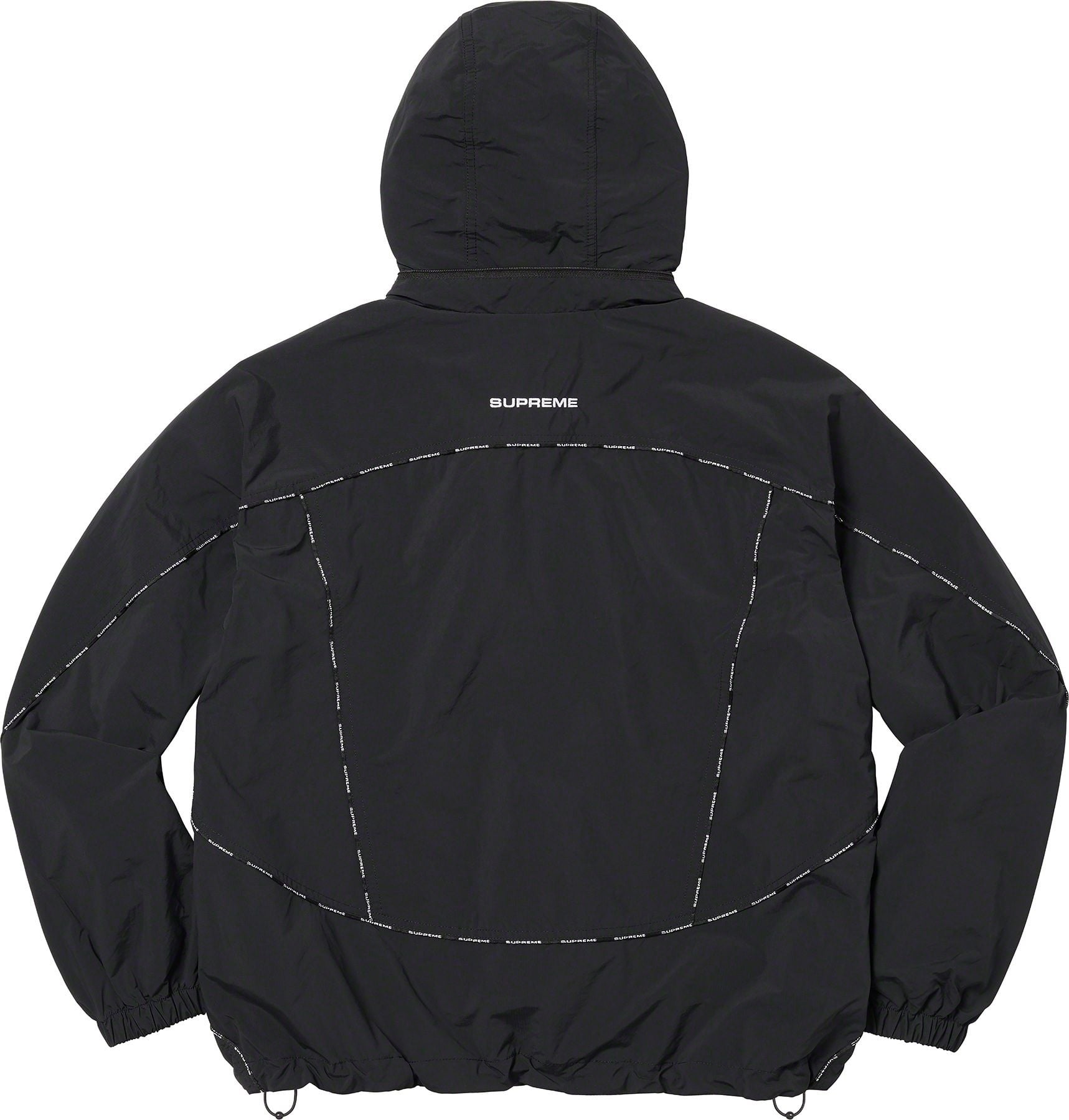 Logo Piping Hooded Track Jacket view 6